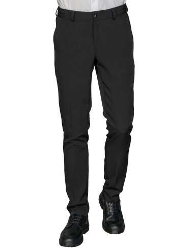 Pantalone da Uomo Cameriere Nero Seattle 100% Poliestere - Isacco