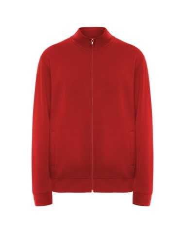 Felpa Rossa Modello ULAN con Full Zip - Marca Roly