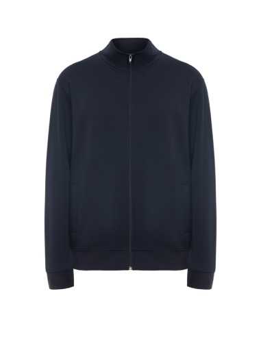 Felpa Blu Scuro Modello ULAN con Full Zip - Marca Roly