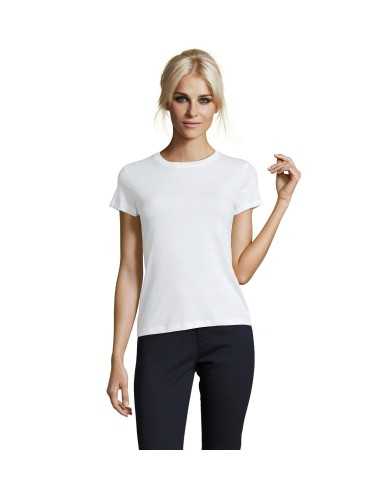 T-shirt Bianca Donna 150 gr 100% Cotone - Regent Woman Sol's