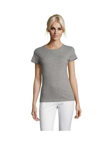 T-shirt Grigio Melange Donna 150 gr 100% Cotone - Regent Woman Sol's