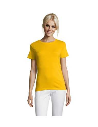 T-shirt Gialla Donna 150 gr 100% Cotone - Regent Woman Sol's