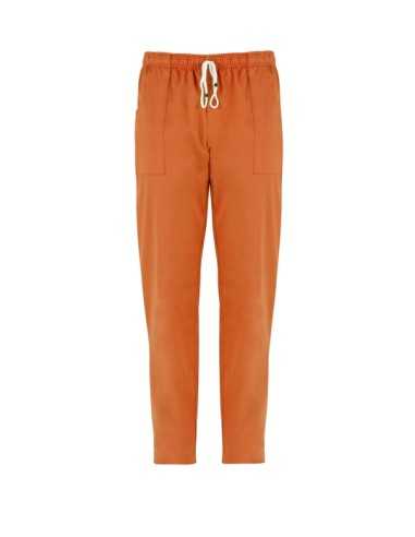 Pantalone Pitagora Arancio – Giblors, Slim Fit, Cotone 100%, Comodo ed Elegante